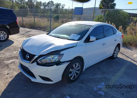 2016 Nissan Sentra Sv из США, поврежденный, VIN 3N1AB7APXGL681206